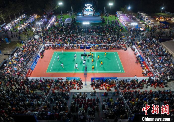 村VA邂逅村晚 海南文昌迎春赛点燃乡村体育热