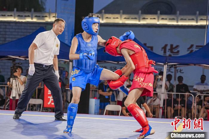 陕西武术散打联赛西安收官 37俱乐部200余人竞技